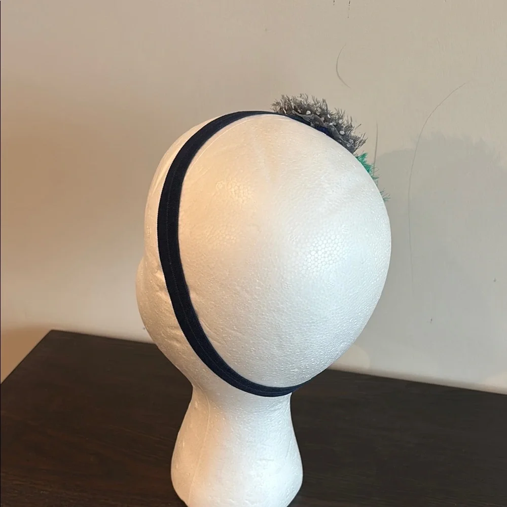 Blue and Gray Hair Accessory